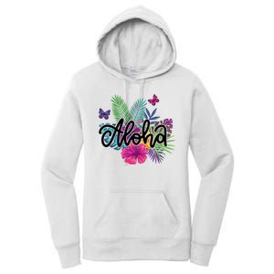 Aloha Hawaii Tropical Beach Women's Pullover Hoodie