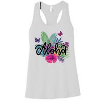 Aloha Hawaii Tropical Beach Women's Racerback Tank