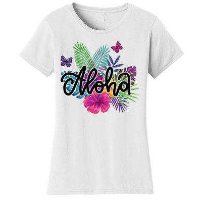 Aloha Hawaii Tropical Beach Women's T-Shirt