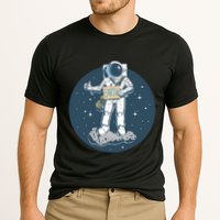 Astronaut Hitchhiking To Earth Cooling Performance Crew T-Shirt