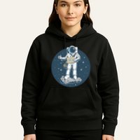 Astronaut Hitchhiking To Earth Hoodie
