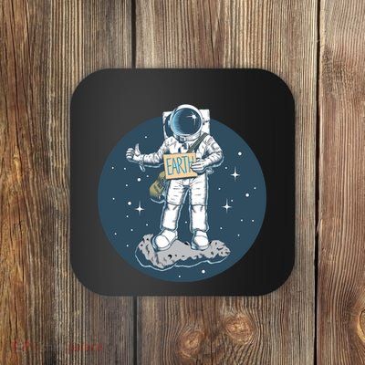 Astronaut Hitchhiking To Earth Coaster