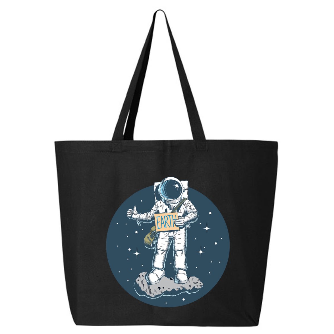 Astronaut Hitchhiking To Earth 25L Jumbo Tote