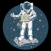 Astronaut Hitchhiking To Earth Baby Bodysuit