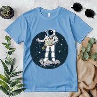 Astronaut Hitchhiking To Earth Premium T-Shirt