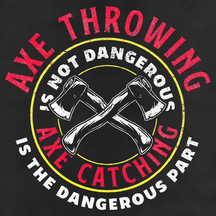 Axe Hatchet Throwing Ax Thrower Axe Catching Garment-Dyed Fleece Hoodie