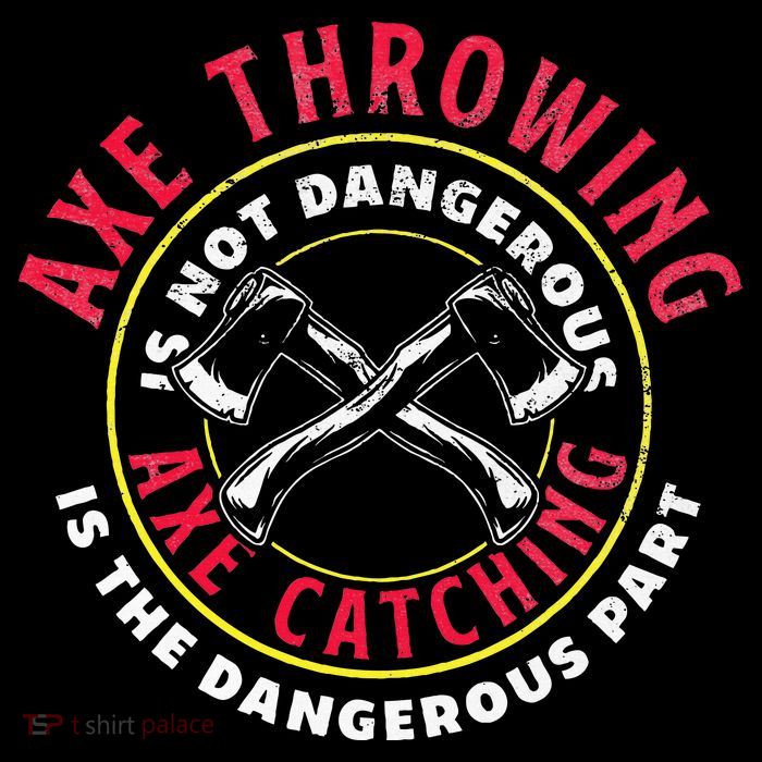 Axe Hatchet Throwing Ax Thrower Axe Catching Poster