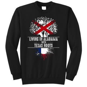 Alabama Home Texas Roots State Tree Flag Love Gift Sweatshirt