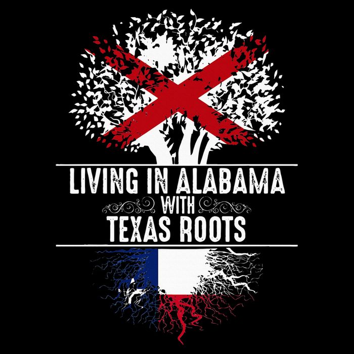 Alabama Home Texas Roots State Tree Flag Love Gift Drawstring Bag