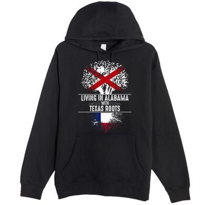 Alabama Home Texas Roots State Tree Flag Love Gift Premium Pullover Hoodie