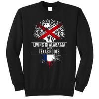 Alabama Home Texas Roots State Tree Flag Love Gift Tall Sweatshirt