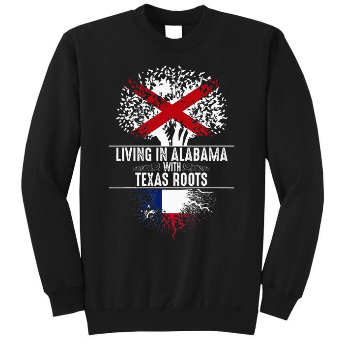 Alabama Home Texas Roots State Tree Flag Love Gift Tall Sweatshirt