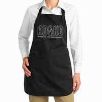 Adhd Highway To... Hey Look A Squirrel Adhd Is Awesome Full-Length Apron With Pockets