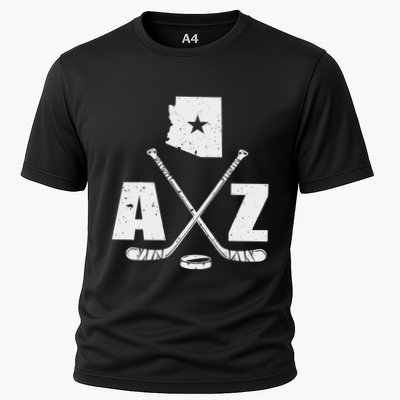 Az Hockey The State Of Arizona Ice Hockey Performance Shirt