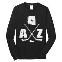 Az Hockey The State Of Arizona Ice Hockey Long Sleeve Shirt