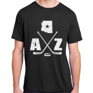 Az Hockey The State Of Arizona Ice Hockey Adult ChromaSoft Performance T-Shirt