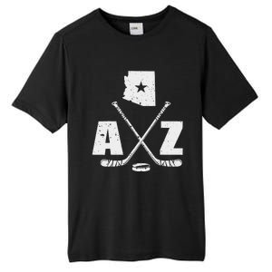 Az Hockey The State Of Arizona Ice Hockey Tall Fusion ChromaSoft Performance T-Shirt