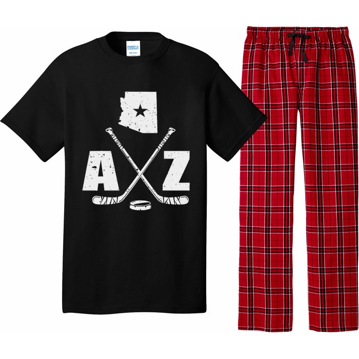 Az Hockey The State Of Arizona Ice Hockey Pajama Set