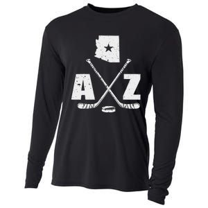 Az Hockey The State Of Arizona Ice Hockey Cooling Performance Long Sleeve Crew