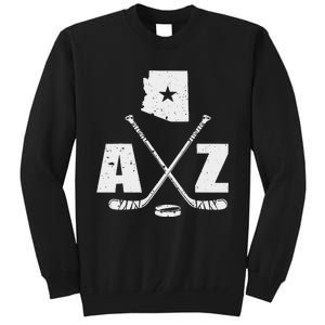 Az Hockey The State Of Arizona Ice Hockey Tall Sweatshirt