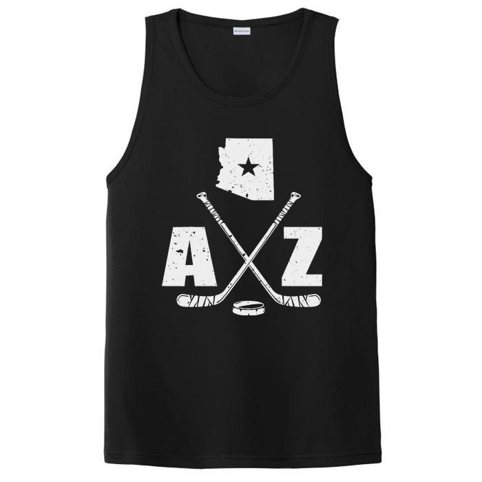 Az Hockey The State Of Arizona Ice Hockey PosiCharge Competitor Tank