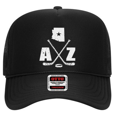 Az Hockey The State Of Arizona Ice Hockey Trucker Hat