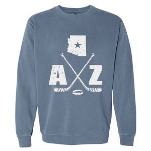 Az Hockey The State Of Arizona Ice Hockey Garment-Dyed Sweatshirt