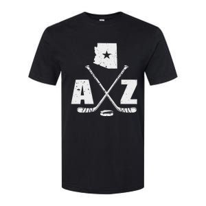 Az Hockey The State Of Arizona Ice Hockey Softstyle CVC T-Shirt