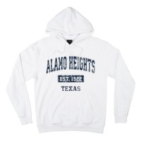 Alamo Heights Texas Tx Vintage Sports Established Gift Hoodie