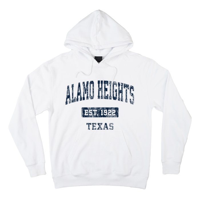 Alamo Heights Texas Tx Vintage Sports Established Gift Hoodie