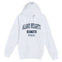 Alamo Heights Texas Tx Vintage Sports Established Gift Premium Pullover Hoodie