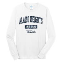 Alamo Heights Texas Tx Vintage Sports Established Gift Tall Long Sleeve T-Shirt