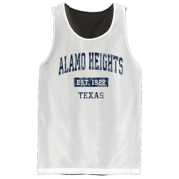 Alamo Heights Texas Tx Vintage Sports Established Gift Mesh Reversible Basketball Jersey Tank