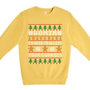 Admin Here To Delete Your Cookies Ugly Christmas Cute Gift Premium Crewneck Sweatshirt