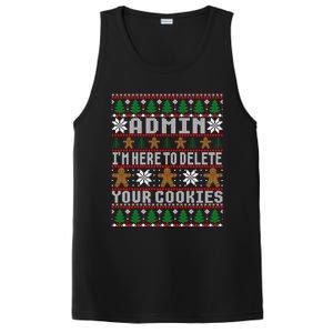 Admin Here To Delete Your Cookies Ugly Christmas Cute Gift PosiCharge Competitor Tank