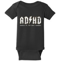 Adhd Highway To Hey Look A Squirrel Hyperactivity Disorder Baby Bodysuit