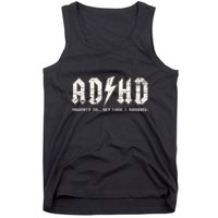 Adhd Highway To Hey Look A Squirrel Hyperactivity Disorder Tank Top