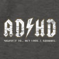 Adhd Highway To Hey Look A Squirrel Hyperactivity Disorder Vector Backpack