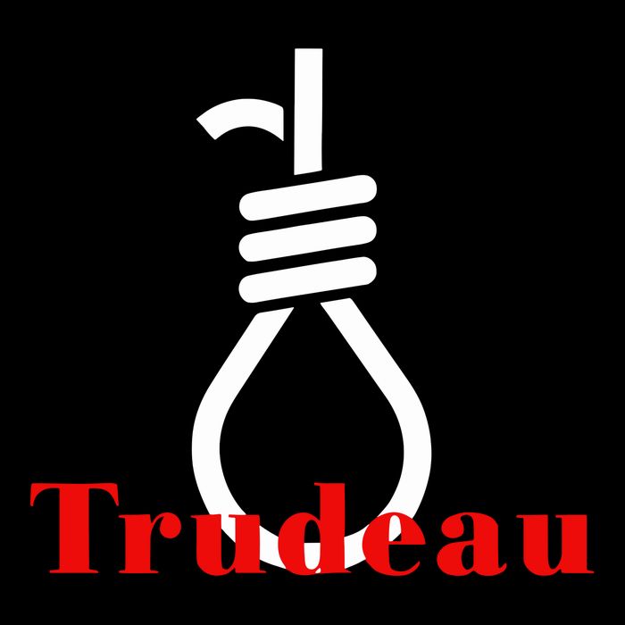 A Hang Trudeau Stripe Pom Pom Beanie