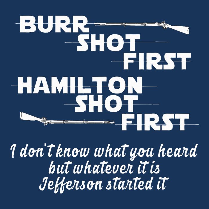 Alexander Hamilton Unique & Funny Burr Shot First Infant Baby Jersey Bodysuit