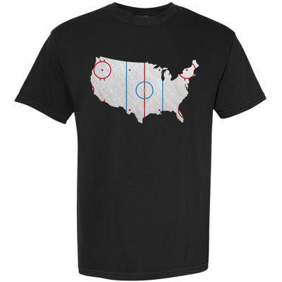 American Hockey USA Garment-Dyed Heavyweight T-Shirt