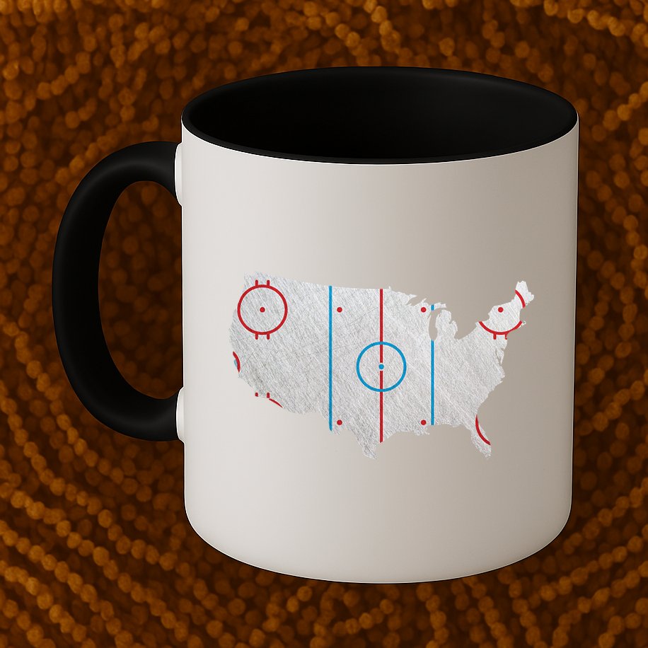 American Hockey USA Mug