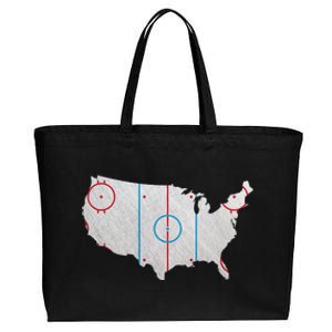 American Hockey USA Cotton Canvas Jumbo Tote