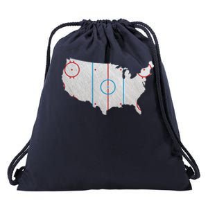 American Hockey USA Drawstring Bag