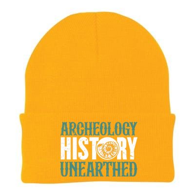 Archaeology: History Unearthed Dig Archeologist Archeology Meaningful Gift Knit Cap Winter Beanie