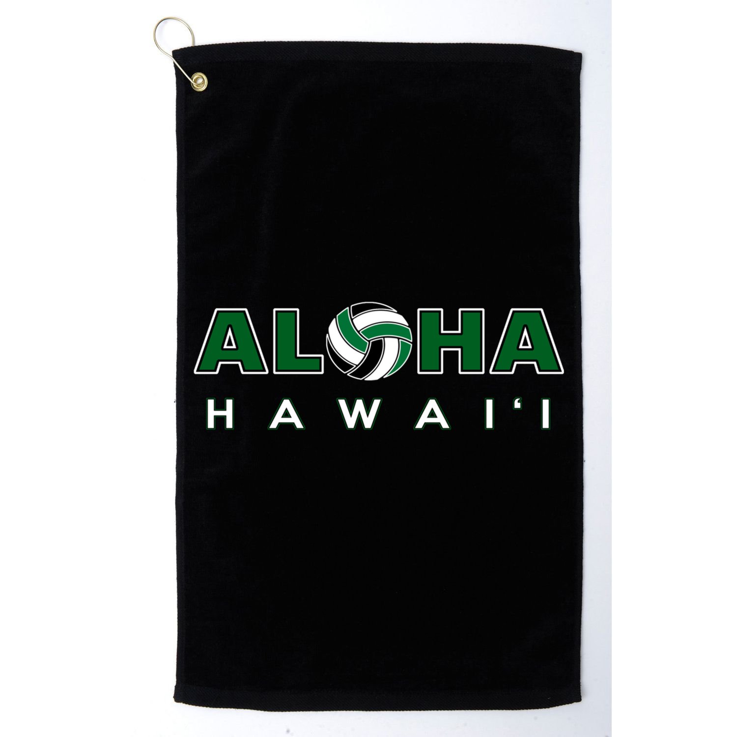 Aloha Hawaii Volleyball Gift Golf Towel