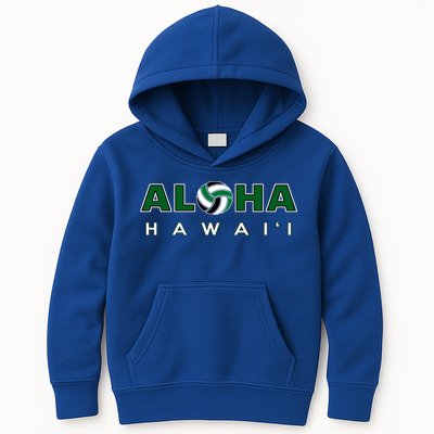 Aloha Hawaii Volleyball Gift Kids Hoodie