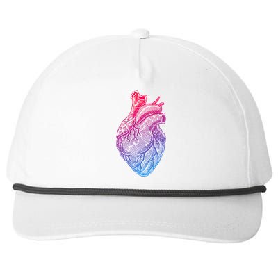 Anatomical Heart Valentines Day For Nurses & Doctors Snapback Five-Panel Rope Hat