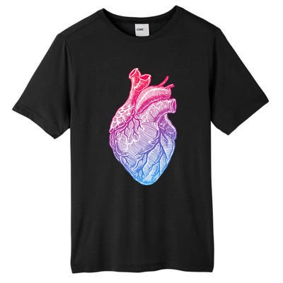 Anatomical Heart Valentines Day For Nurses & Doctors Tall Fusion ChromaSoft Performance T-Shirt