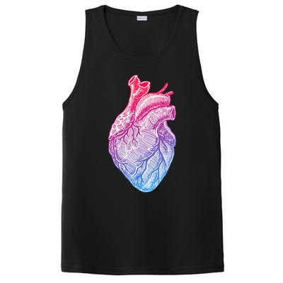 Anatomical Heart Valentines Day For Nurses & Doctors PosiCharge Competitor Tank